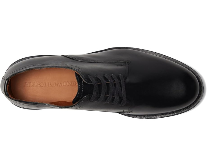 Оксфорды Trevor Plain Toe от Allen Edmonds с гладким носком и кожаной подошвой