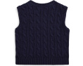 Жилет Polo Ralph Lauren Kids с арановой вязкой из хлопка для младенцев