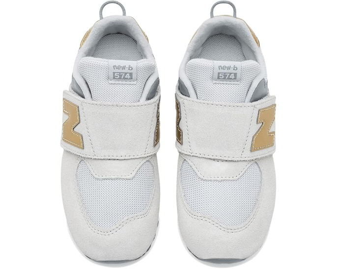 New Balance Kids 574 Bungee Lace первые кроссовки с липучкой