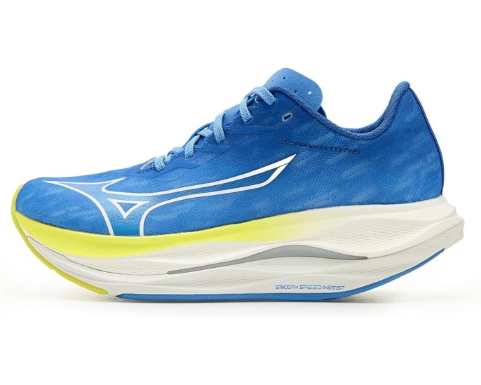 Беговые кроссовки Mizuno Wave Rebellion Flash 3 с технологией Smooth Speed Assist и пластиной Wave