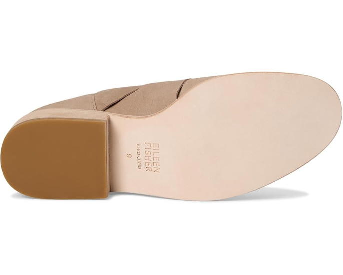 Ботильоны Eileen Fisher Span Bootie из нубука с молнией сзади