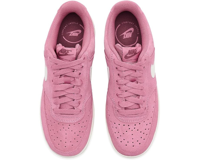Кроссовки Nike Court Vision Low Suede Premium с замшевым верхом