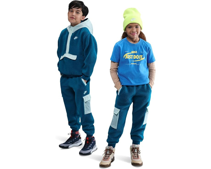 Nike Kids Грузовые брюки Club Fleece с утепленным флисом