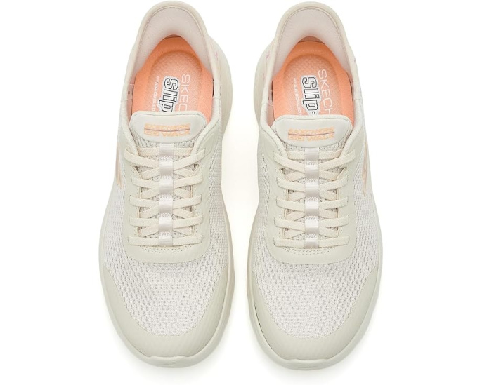 SKECHERS Performance Go Walk Flex Lily Rose с эластичными шнурками и сетчатым верхом