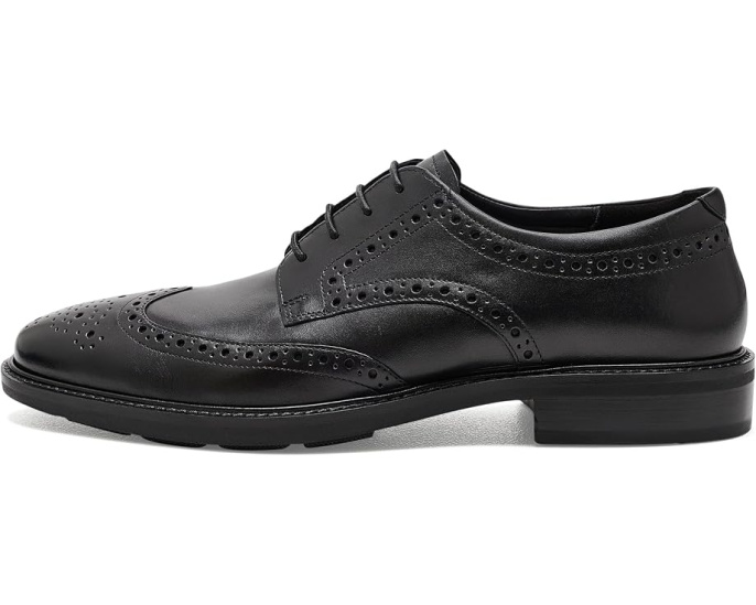 Оксфорды ECCO Prague Wingtip кожаные мужские