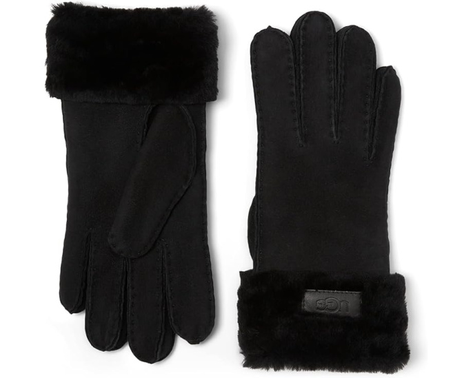 Водостойкие перчатки UGG Turn Cuff из овчины с отворотом