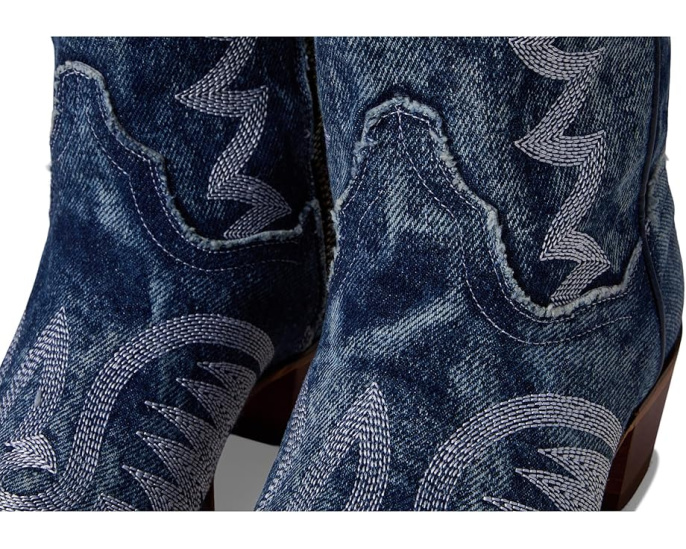 Ковбойские сапоги Dan Post Denim Darlin' с контрастной строчкой и стелькой Ultimate Flex