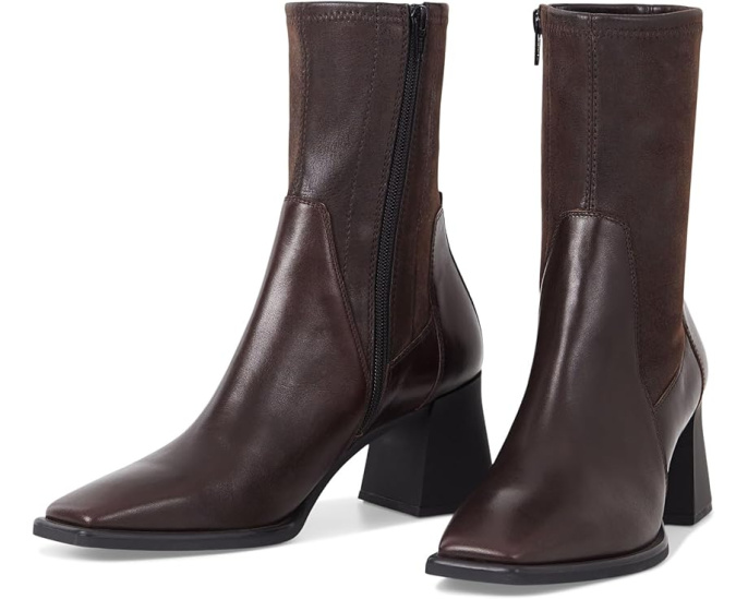 Ботильоны Nella Suede на устойчивом каблуке от Vagabond Shoemakers