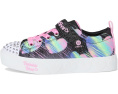 SKECHERS KIDS Heart Steps подсвечивающиеся туфли с сердечками и стразами