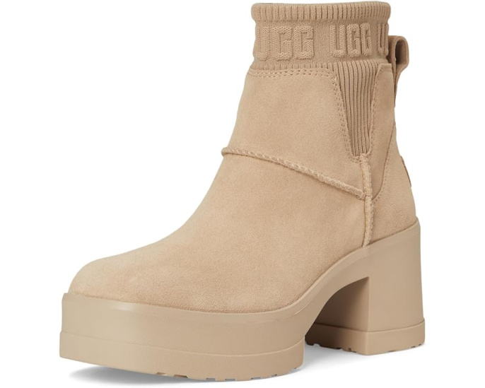 UGG Moxy Chelsea с квадратным носком на платформе высотой 2 дюйма (5.08 см)