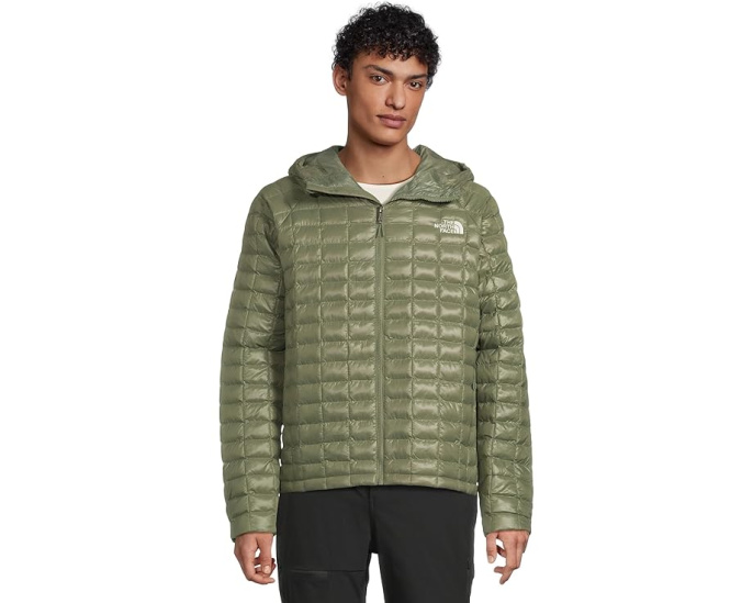 Куртка The North Face с капюшоном и синтетическим утеплителем THERMOBALL