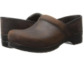 Классические клоги Dansko Professional с контурной стелькой и кожаным верхом