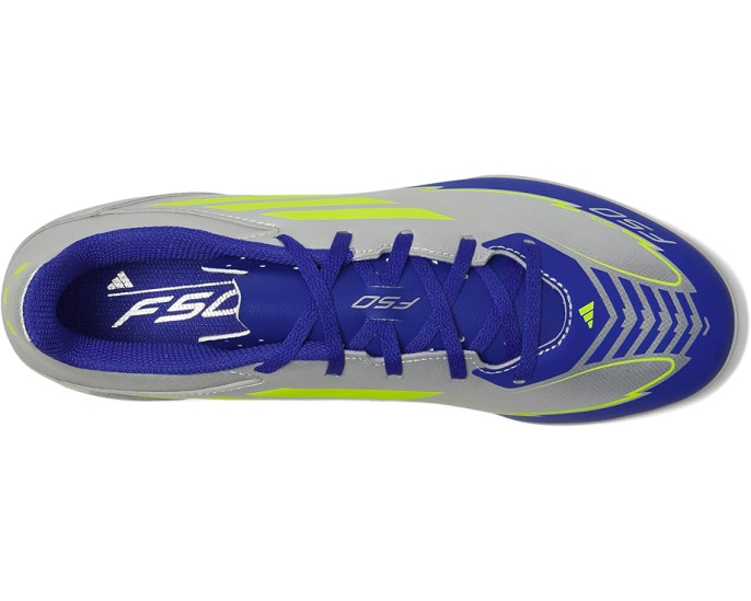 Бутсы Adidas F50 Club Turf Messi для искусственного газона с перфорированным язычком