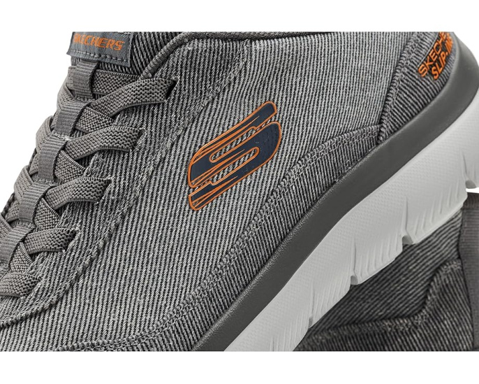 Слипоны SKECHERS Summits Canvas Hands Free из хлопка