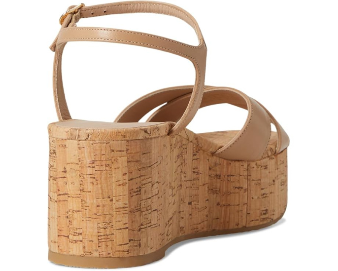 Сандалии Stuart Weitzman Dayna Wedge на платформе с открытым носком
