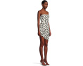 Norma Kamali Strapless Diana Mini Dress в горошек