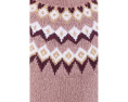 Cotton Ragg Relaxed Crew Neck Sweater Yoke Fair Isle
