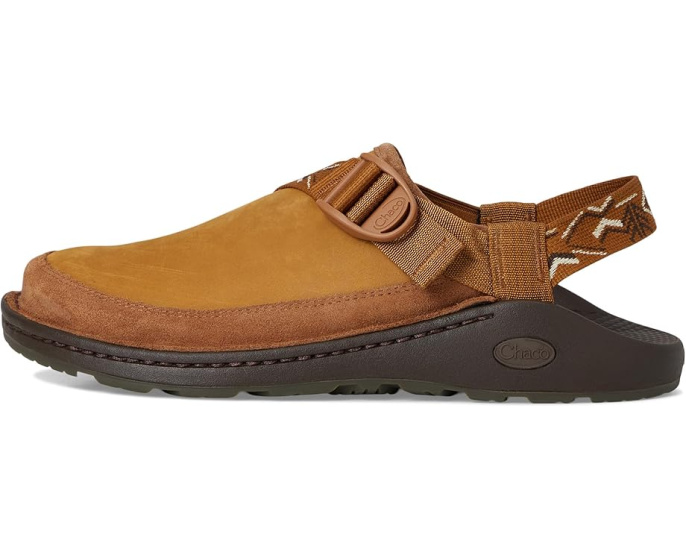 Кожаные клоги Chaco Canyon Clog с поддержкой свода стопы