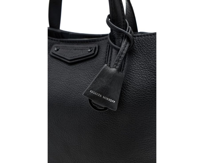 Сумка тоут Rebecca Minkoff Riley SM из соломки на цепочке