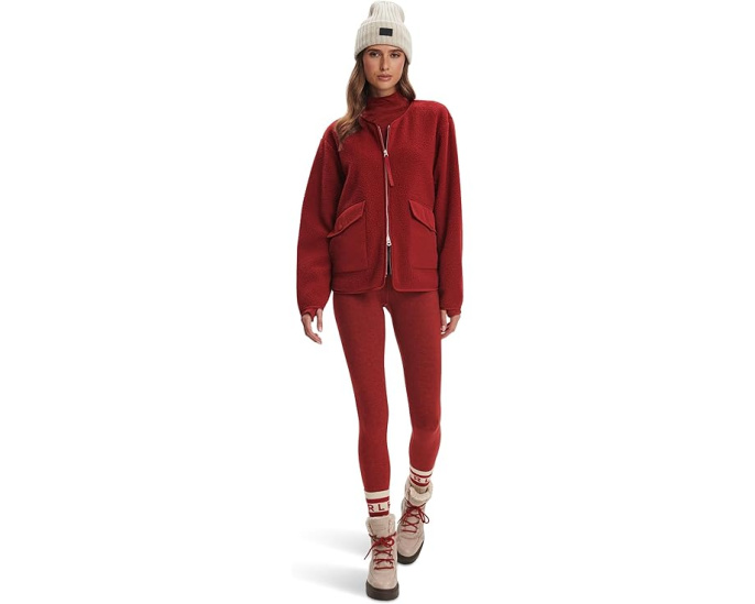Varley флисовая куртка Marina Collarless без воротника