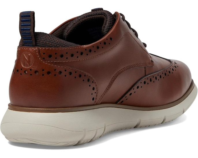 Оксфорды Nunn Bush Stance Wing Tip со стелькой BLOOM и клиновидной подошвой