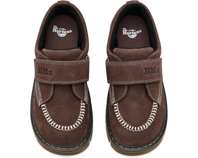Ботинки Dr. Martens Raffe Moc Shoes Y на липучке для детей