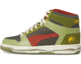 Кроссовки PUMA Kids Rebound Layup Mid Jurassic World с тематическим дизайном