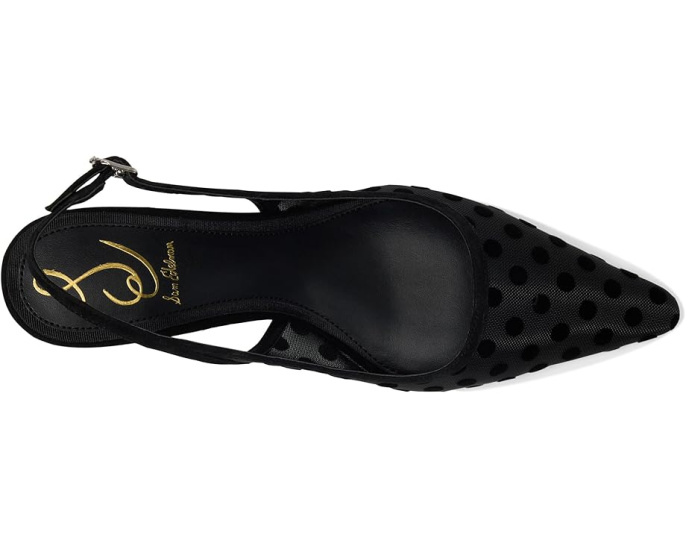 Туфли Sam Edelman Bianka Sling 3 с сетчатым верхом в горошек