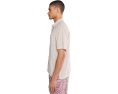 Hurley Oceanside Рубашка с коротким рукавом в полоску и льняной тканью