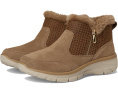 Ботильоны SKECHERS Easy Going Gentle Fall с замшевым верхом и вязаным свитером