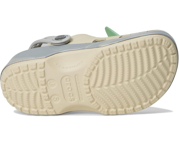Детские сабо Crocs Classic Star Wars Grogu в стиле граффити