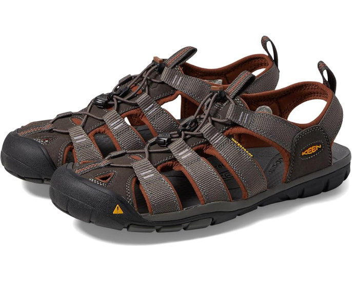 Сандалии KEEN Clearwater CNX с системой шнуровки на резинке