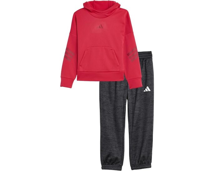 Adidas Future Icons пуловер и джоггеры детские Pure Ruby