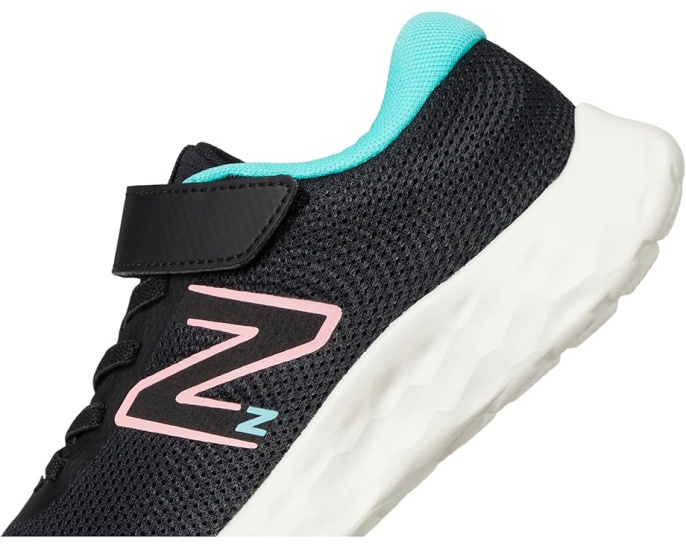 Детские кроссовки New Balance 520v8 с эластичными шнурками и липучкой