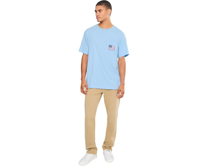 Футболка Vineyard Vines с принтом флагов для гольфа