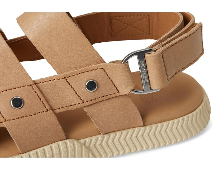 Сандалии SOREL Ona Ave™ Slingback Flat с ремешком на липучке и стелькой из ЭВА