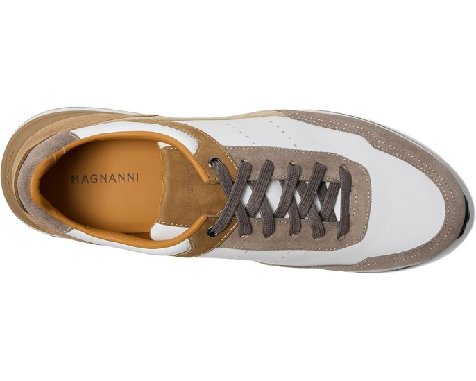 Magnanni Eu Bravo кроссовки в стиле колор-блок из кожи со шнуровкой