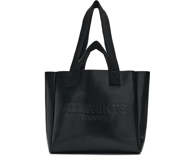 Кожаная сумка-тоут AllSaints Izzy с двумя ручками