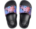Reef детские сандалии Little One Slide фиолетовые с листьями