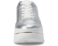 Кроссовки MICHAEL Michael Kors Hayes Lace Up на платформе с металлическим ПВХ верхом