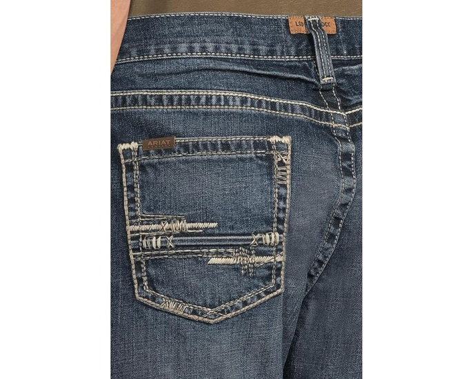 Ariat M5 Slim Bootcut джинсы Lennox с эффектом потертостей