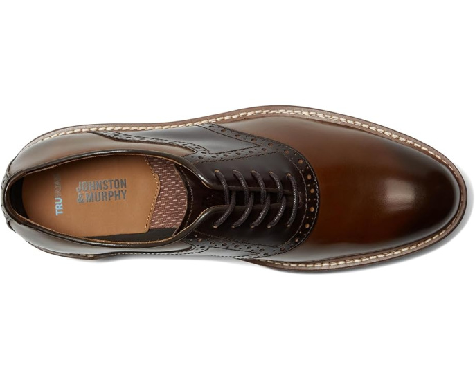 Johnston & Murphy Upton Saddle с контурной стелькой и памятью формы