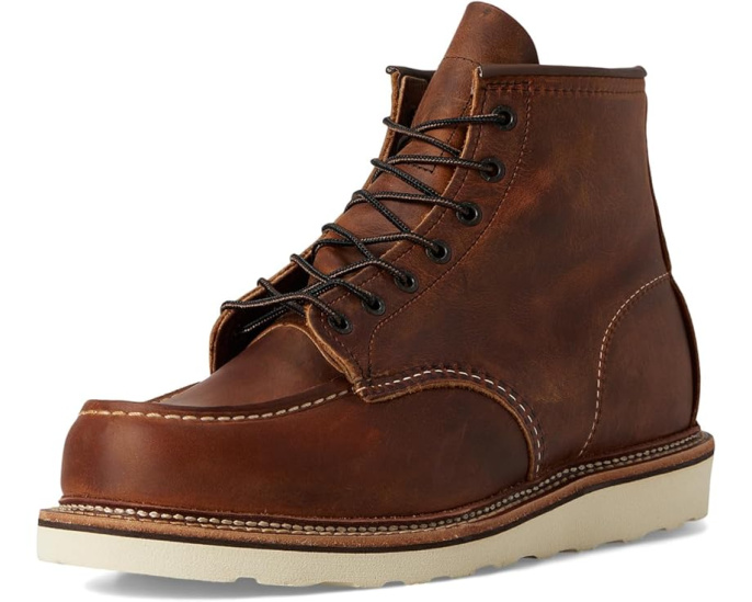 Ботинки Red Wing Heritage 6 Moc Toe из водоотталкивающей кожи с креповой подошвой