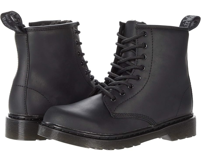 Детские ботинки Dr. Martens 1460 Pascal Junior с молнией внутри