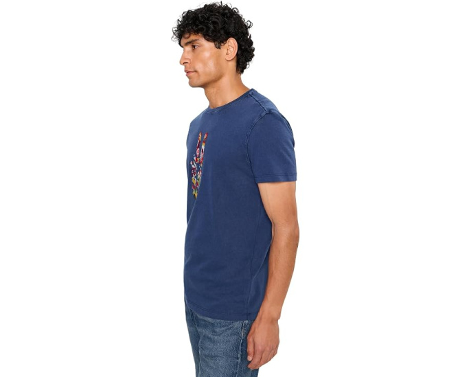Футболка World Flags Peace Tee KG7781F26 от John Varvatos с принтом флагов