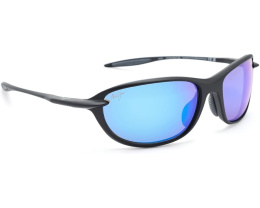 Спортивные очки Maui Jim Hookipa Ultra R Polarized с черной оправой и нейтральными серыми линзами