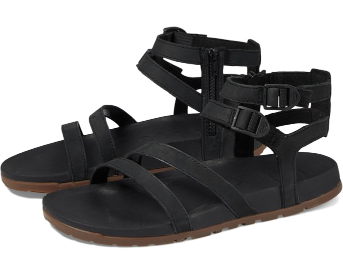 Высокие сандалии Chaco Lowdown Leather Strappy High из мягкой замши