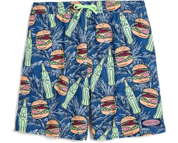 Детские плавки Printed Chappy Trunks от Vineyard Vines Kids с сетчатой подкладкой