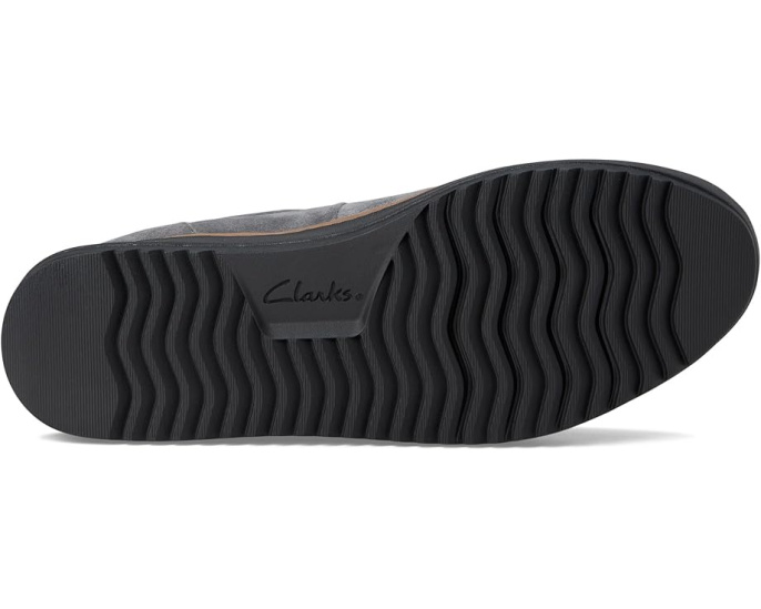 Clarks Zylah Sky балетки на платформе с текстильным верхом