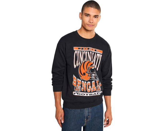 Толстовка NFL Cincinnati Bengals Helmet Flea Market Crew Fleece